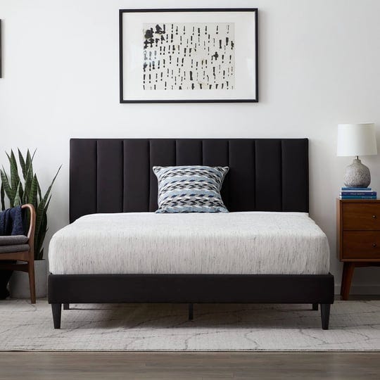 lucid-upholstered-platform-bed-with-channel-tufted-headboard-sturdy-wood-no-box-spring-required-blac-1