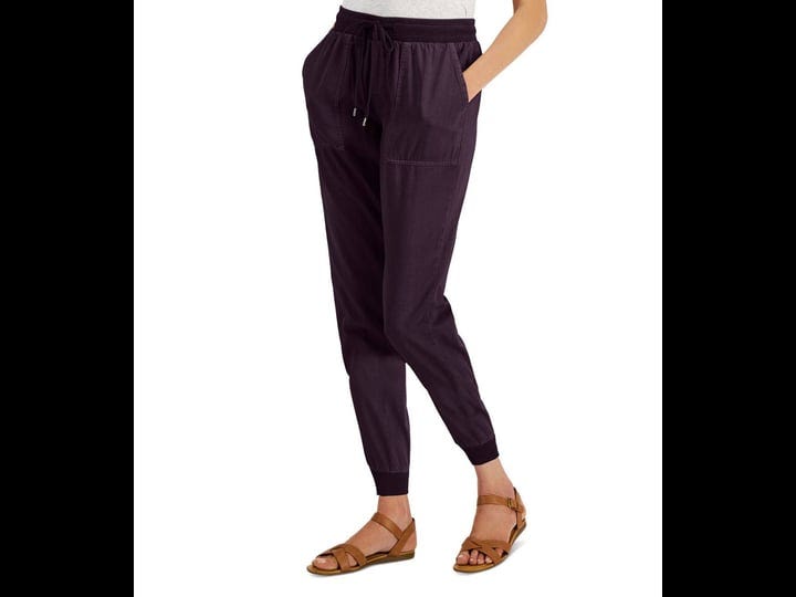 style-co-womens-jogger-pants-deep-black-petite-size-pm-1