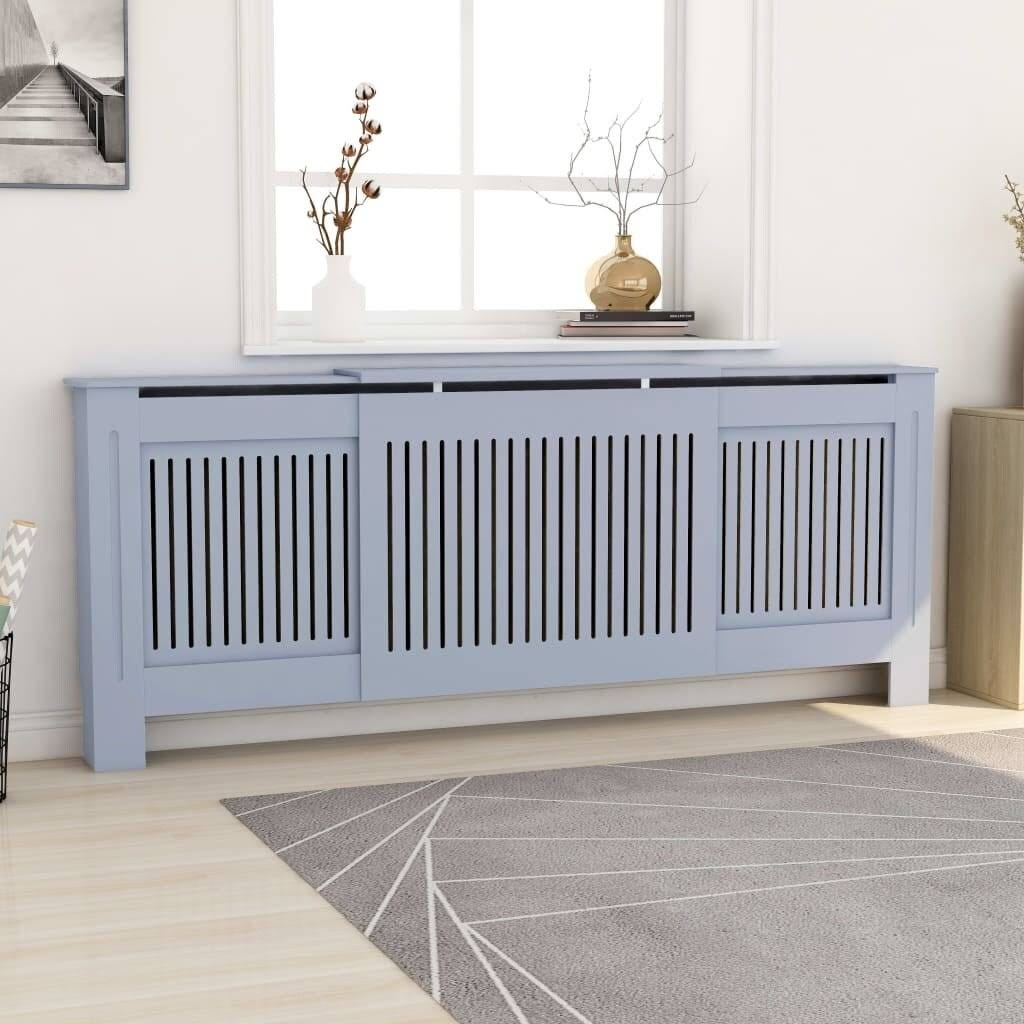 Stylish MDF Radiator Cover with Adjustable Length: Enhance Your Living Space | Image