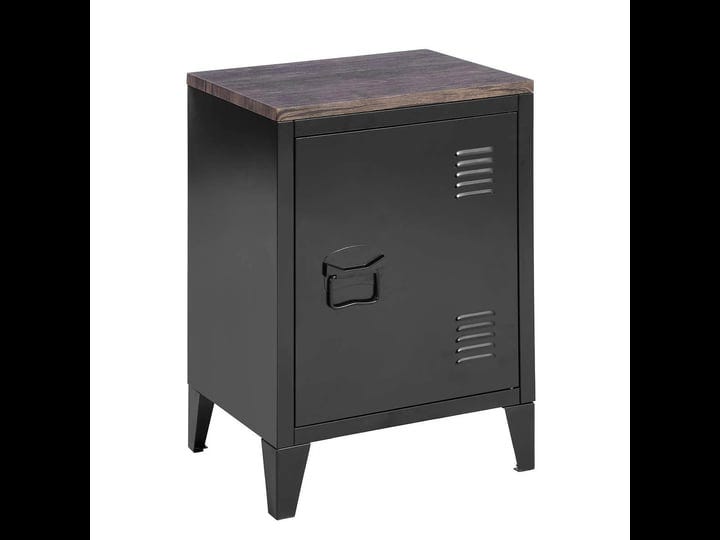 furniturer-metal-locker-storage-nightstand-for-boy-teen-bedroom-with-wood-top-door-2-tier-shelves-re-1