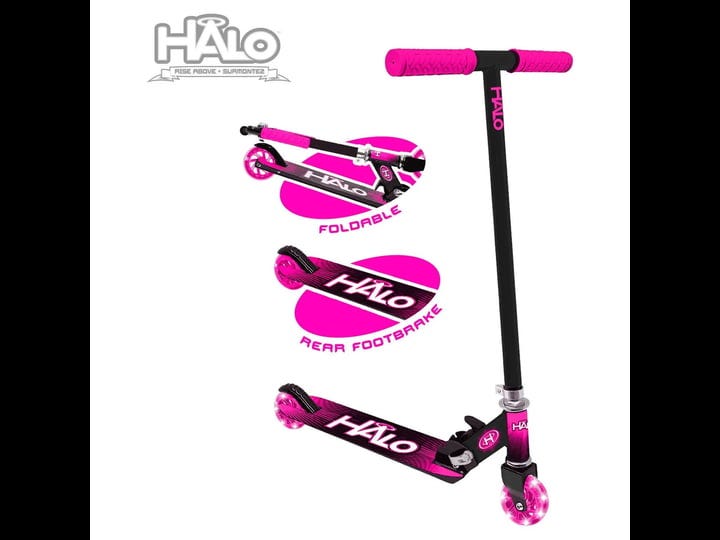 halo-rise-above-pink-black-supreme-scooter-with-super-bright-light-up-wheels-each-1