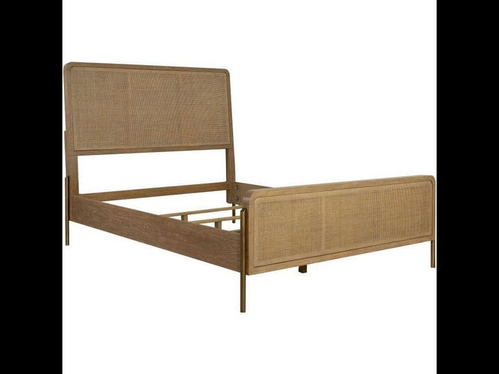 benjara-bm302725-sea-wood-king-size-bed-with-woven-cane-design-open-panel-4-slats-brown-1