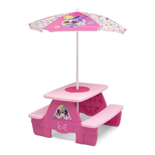 delta-children-4-seat-activity-picnic-table-with-umbrella-and-lego-compatible-tabletop-minnie-mouse-1