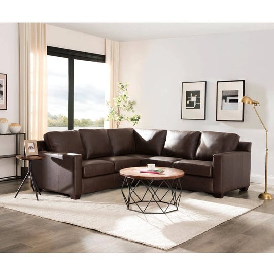 lauren-leather-two-piece-dark-brown-colored-sectional-1