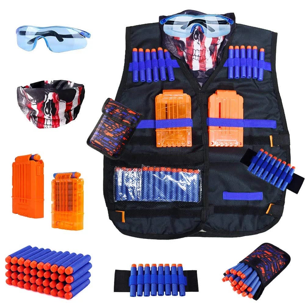 Tactical Nerf Vest Kit with Accessories | Image