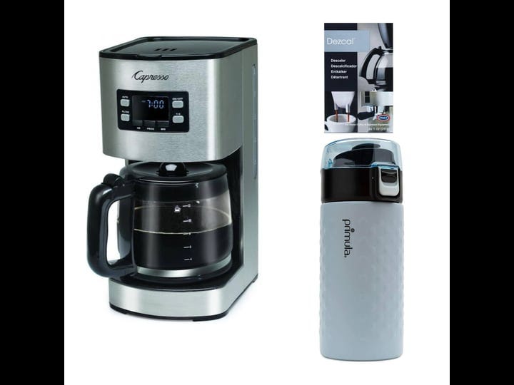 capresso-sg300-stainless-steel-coffee-maker-with-descaling-powder-and-tumbler-1