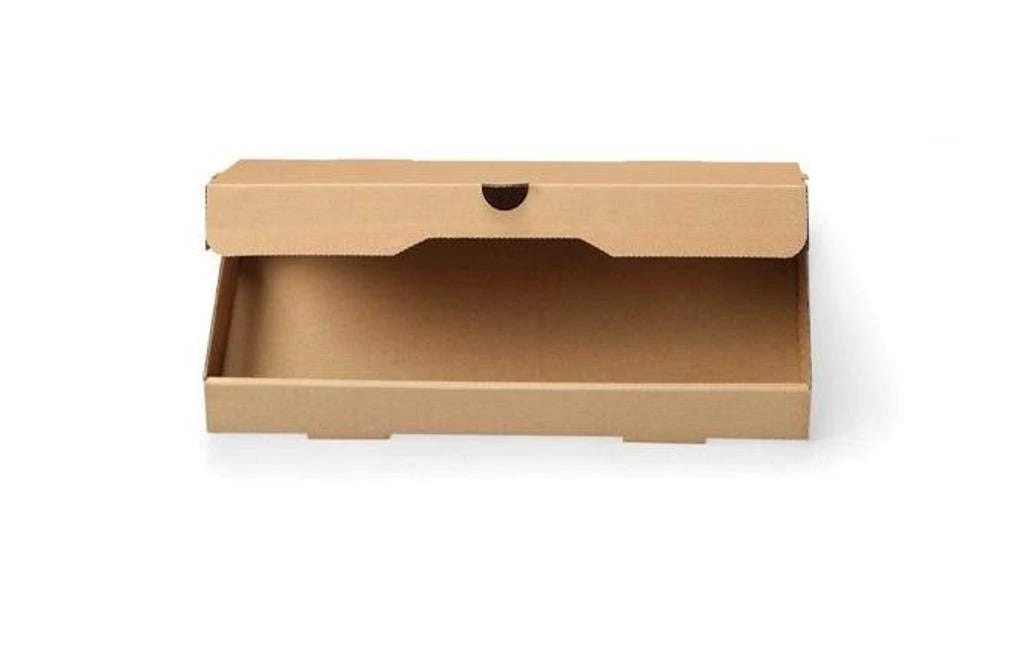 Recycled Kraft Flatbread Pizza Boxes (50-Pack) | Image