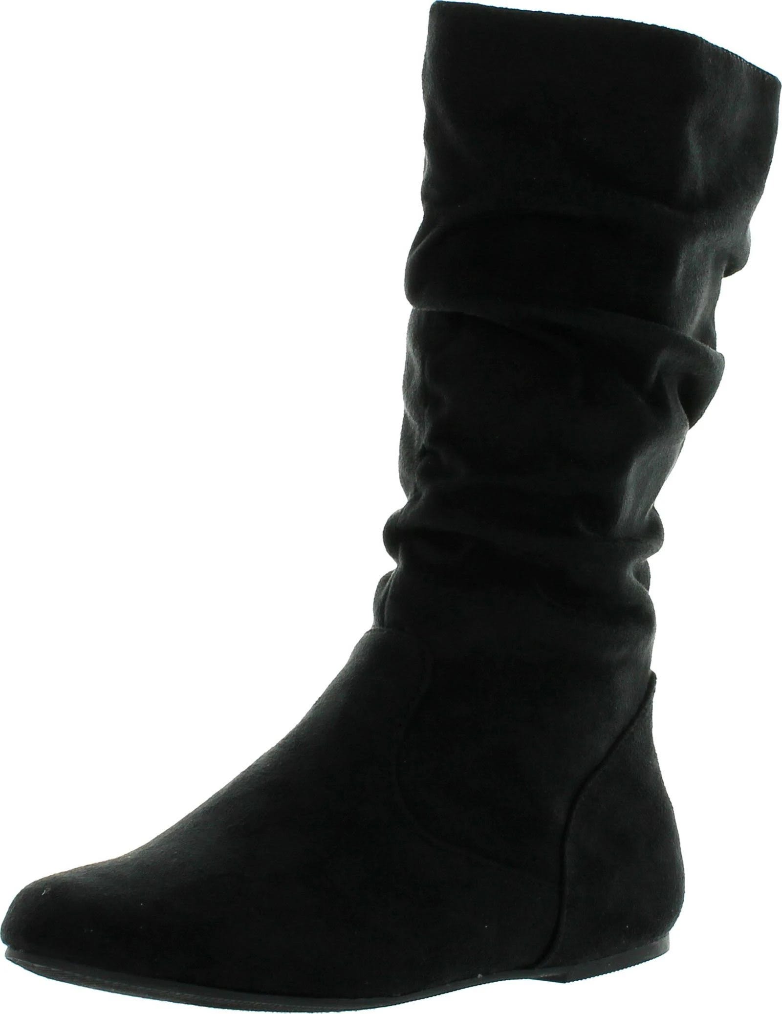 Fashionable Slouchy Flat Boots for Women by Soda | Image