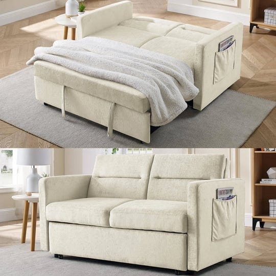 merax-54-5-loveseat-with-pull-out-bed-3-in-1-convertible-chenille-sleeper-sofa-bed-with-adjustable-b-1