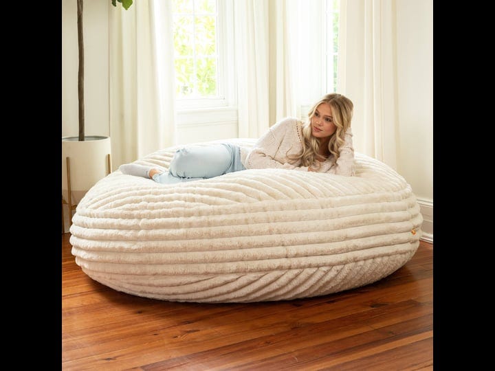 jaxx-6-foot-cocoon-large-bean-bag-chair-for-adults-mondo-faux-fur-ivory-1