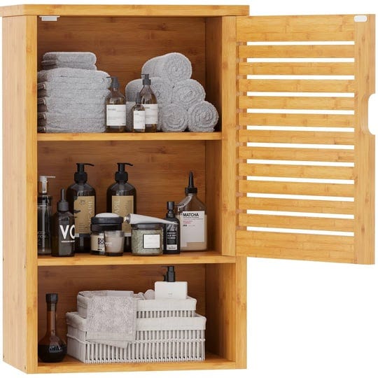 viagdo-bathroom-wall-cabinet-wooden-medicine-cabinet-with-single-door-and-adjustable-inner-shelf-bam-1