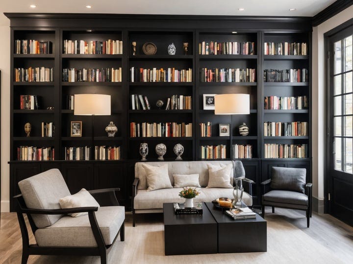 2-Shelf-Black-Bookcases-5