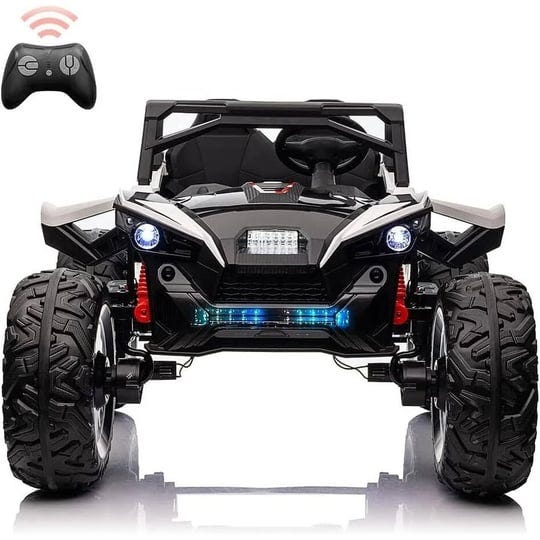 24v-ride-on-car-with-remote-control-2-seats-extra-large-seat-wide-utv-white-1