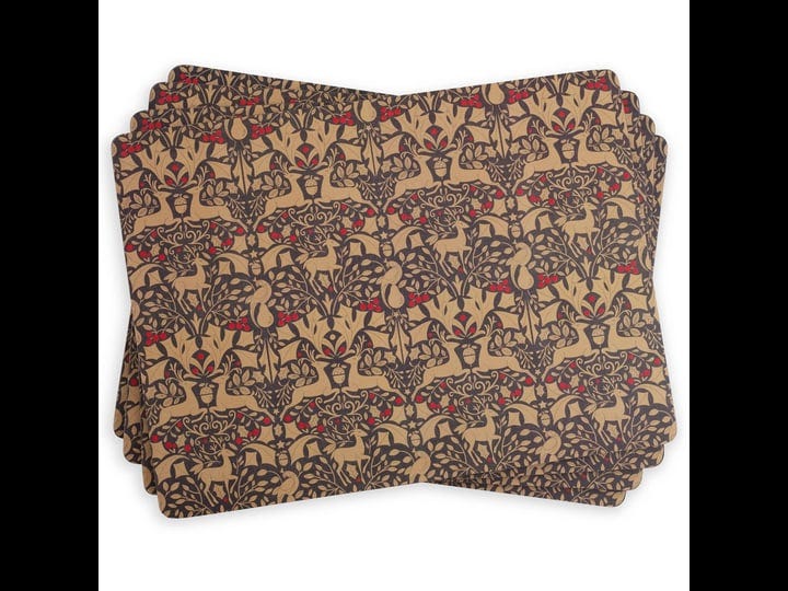 pimpernel-traditional-christmas-taupe-cork-backed-board-placemats-set-of-4-1