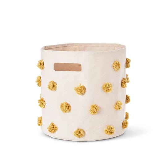 pehr-pom-pom-storage-bin-marigold-1