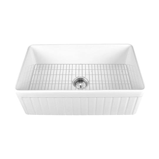deervalley-solstice-white-fireclay-33-in-l-x-18-in-w-rectangular-single-bowl-farmhouse-apron-kitchen-1