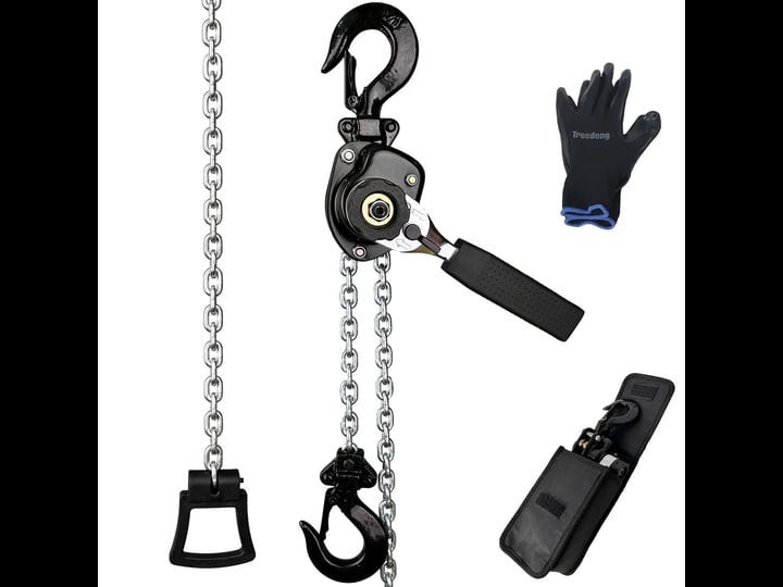 treedeng-manual-lever-hoist-come-along-1-4-ton-10ft-lift-g80-chain-for-lifting-pulling-building-ware-1