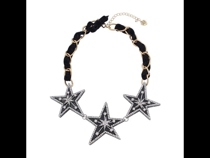 betsey-johnson-starry-bib-necklace-black-1