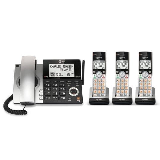 att-cl84307-dect-6-0-expandable-corded-cordless-phone-with-smart-call-blocker-silver-black-with-3-ha-1