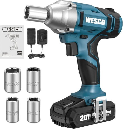 wesco-cordless-impact-wrench-wesco-20v-electric-impact-wrench-with-1-2-impact-drill-3000ipm-2-0a-li--1