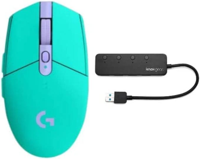 logitech-g305-lightspeed-wireless-gaming-mouse-mint-bundle-with-4-port-usb-hub-1