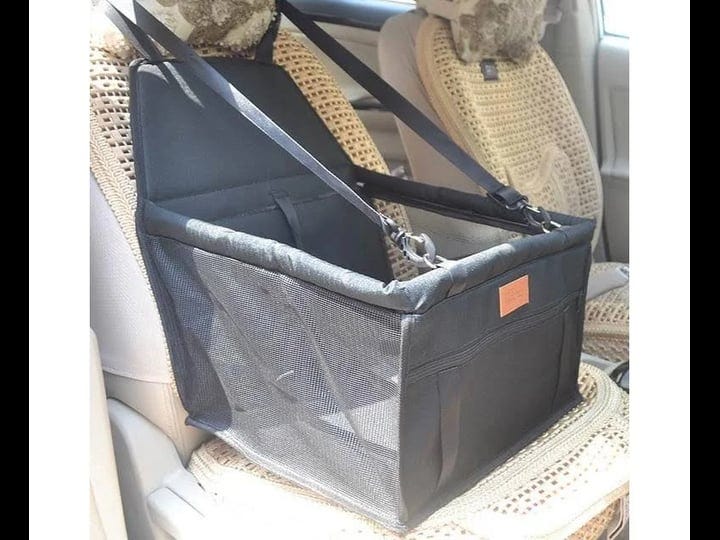 portable-waterproof-car-booster-seat-pet-dog-cat-travel-cage-carrier-basket-bag-black-1