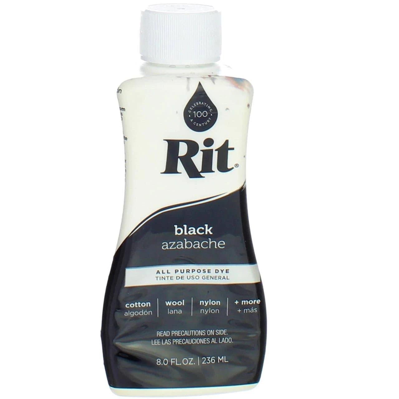 Rit Black Dye for Two Racks - All Purpose 8 Ounce | Image