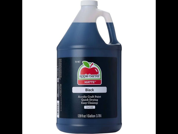 apple-barrel-one-gallon-128-fl-oz-black-acrylic-paint-matte-finish-color-for-painting-drawing-art-su-1