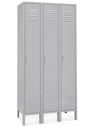 uline-single-tier-lockers-3-wide-unassembled-45-wide-18-deep-gray-h-6742gr-1