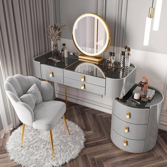 lighted-makeup-vanity-desk-with-drawers-side-cabinet-and-chair-3-lighting-colors-large-dressing-tabl-1