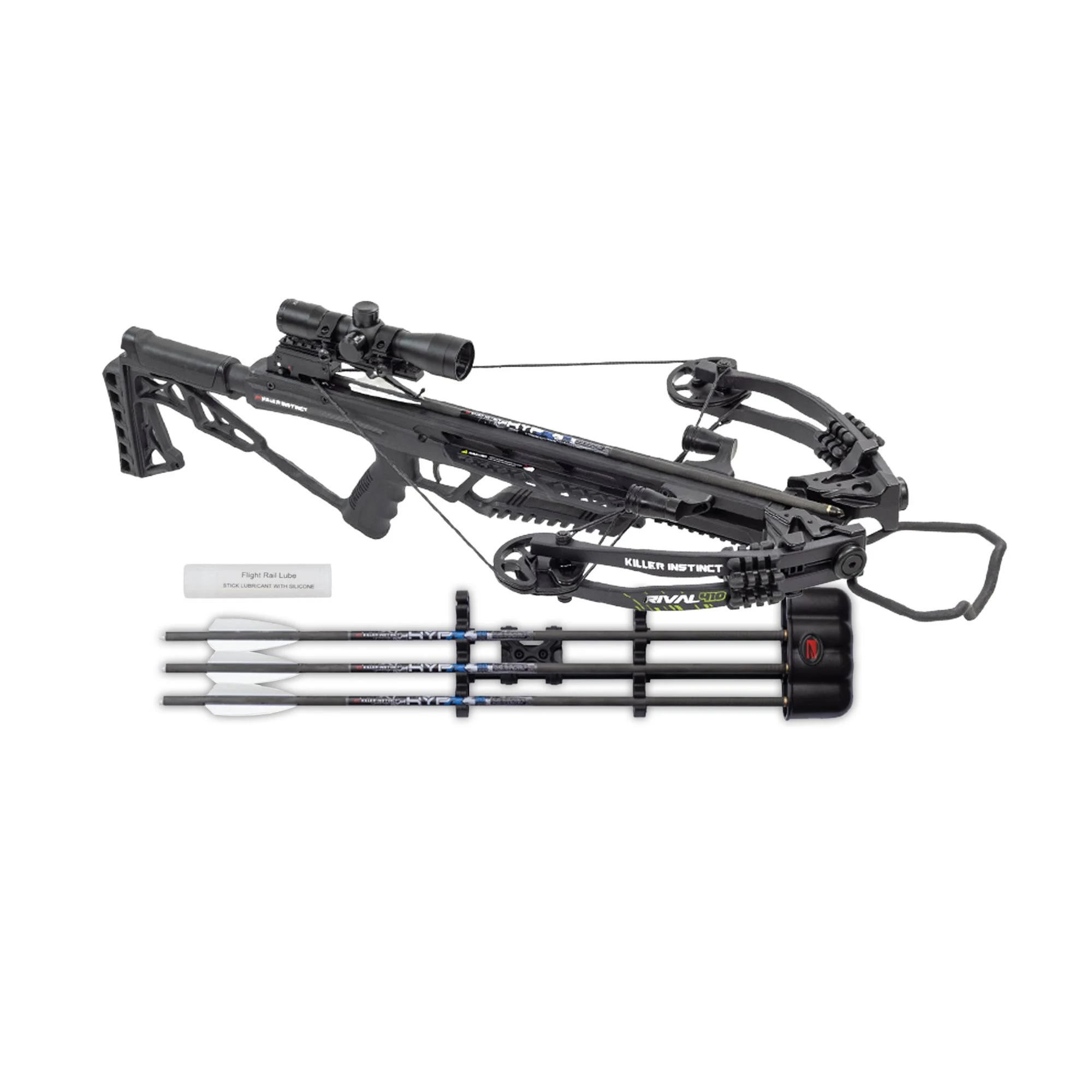 Killer Instinct Rival 410 Crossbow Package: High-Speed, Ambidextrous, Compact Design | Image