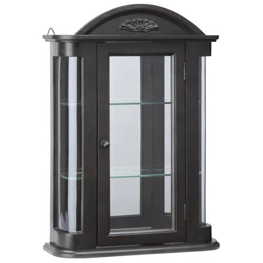 design-toscano-rosedale-hardwood-wall-curio-cabinet-ebony-black-finish-1