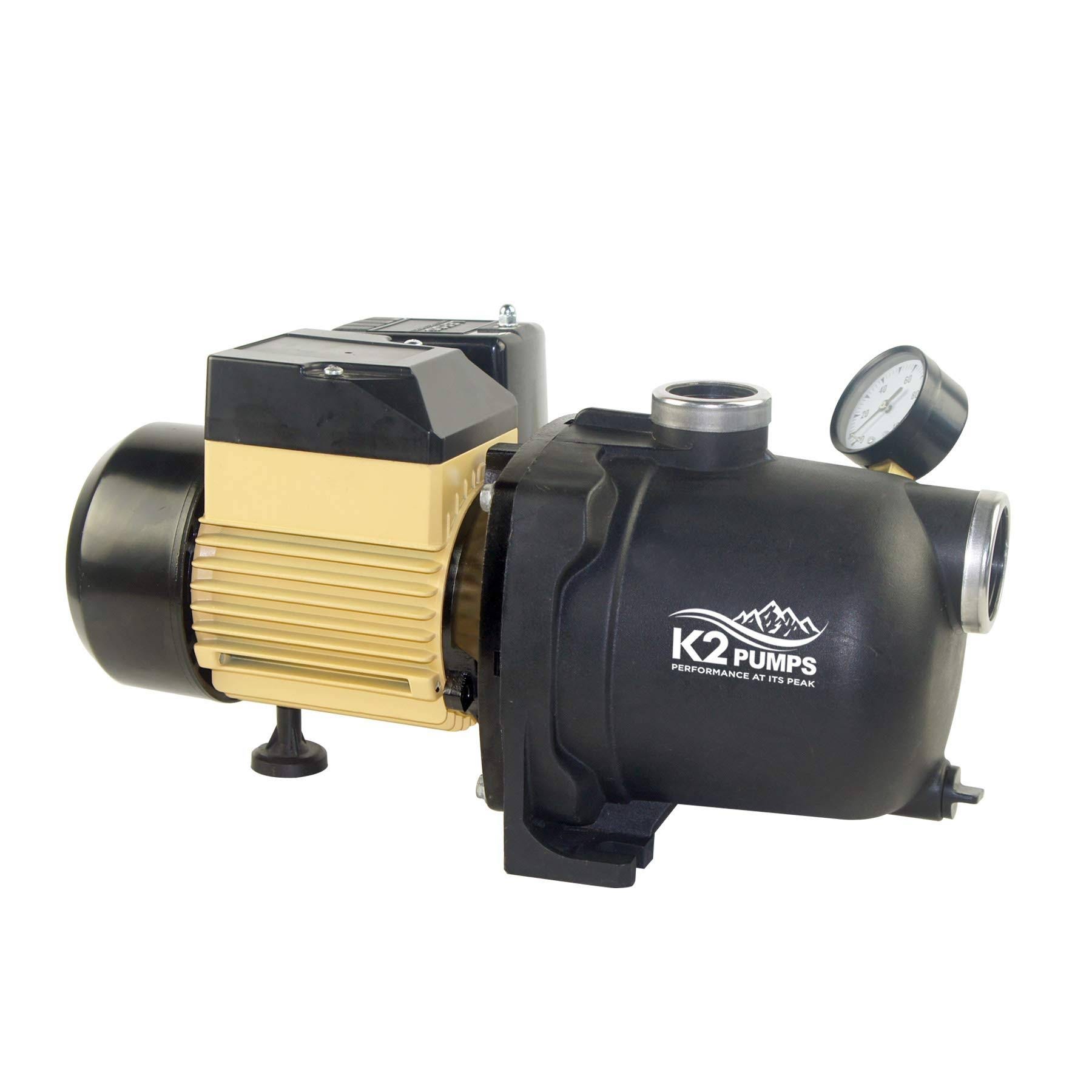 K2 Pumps 3/4HP Shallow Well Jet Pump for Corrosive Water Applications | Image