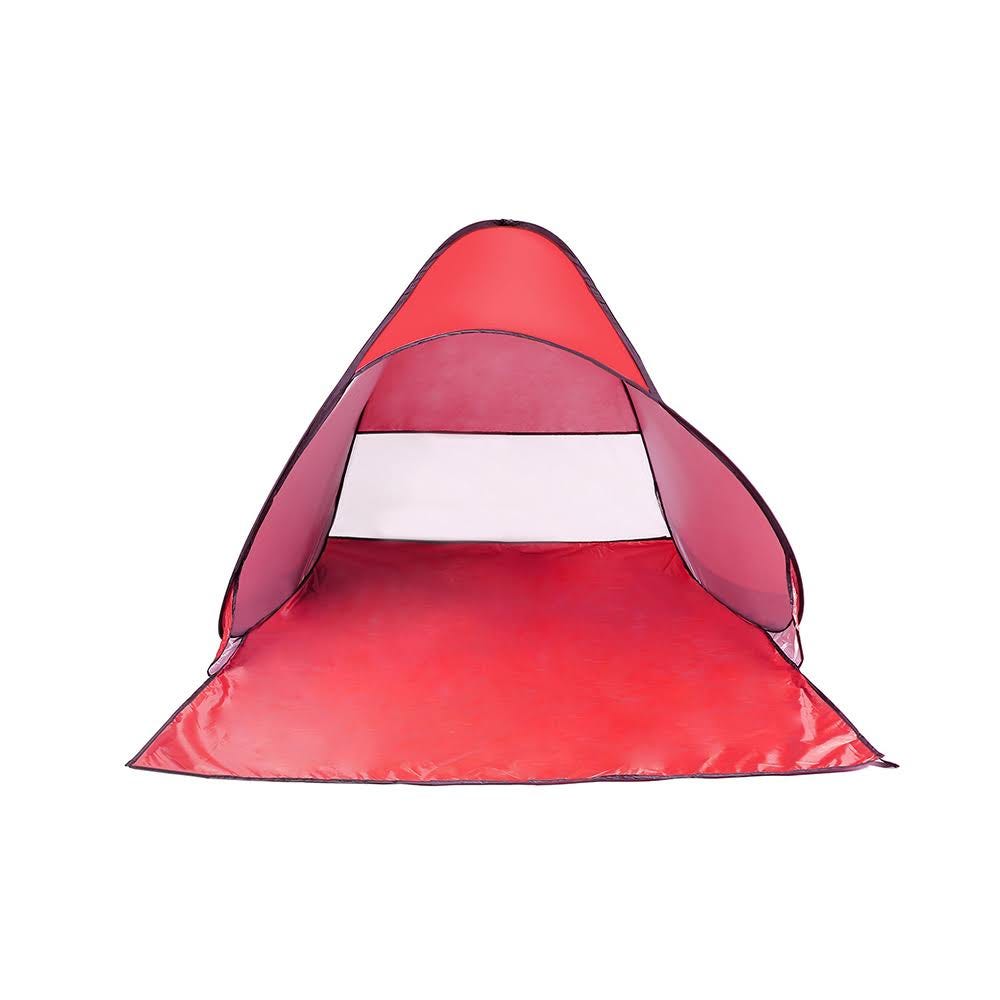 Neso Pop Up Beach Tent - Sun Protection Shelter (Red) | Image