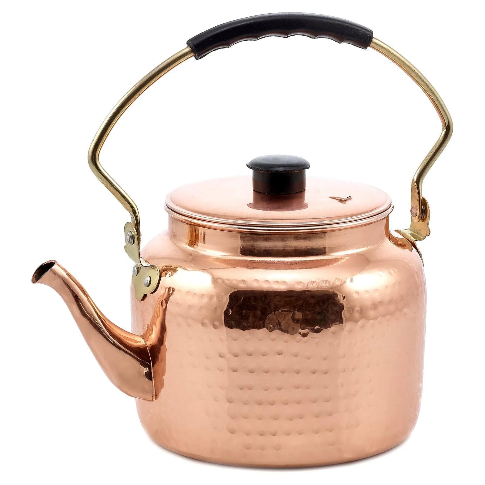 Elegant copper tea kettle for coffee or tea | Image