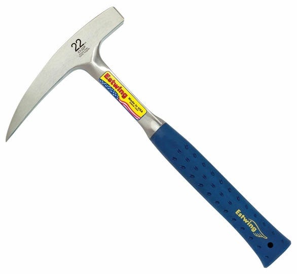 estwing-rock-pick-22-oz-geological-hammer-with-pointed-tip-shock-reduction-grip-e3-22p-1