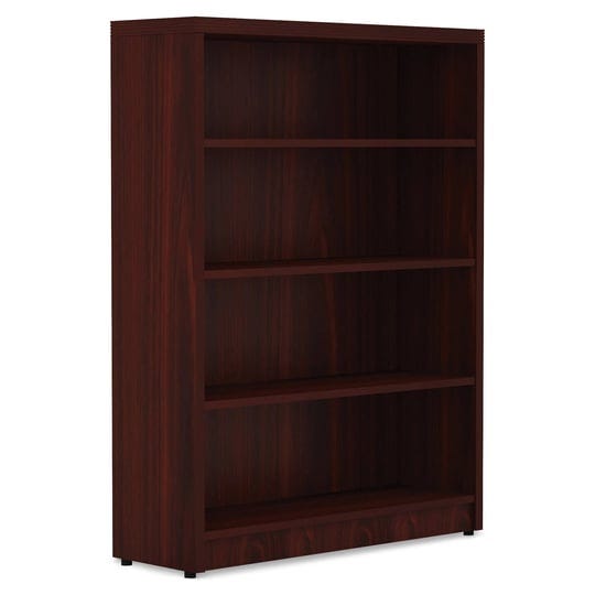 lorell-chateau-bookshelf-mahogany-1