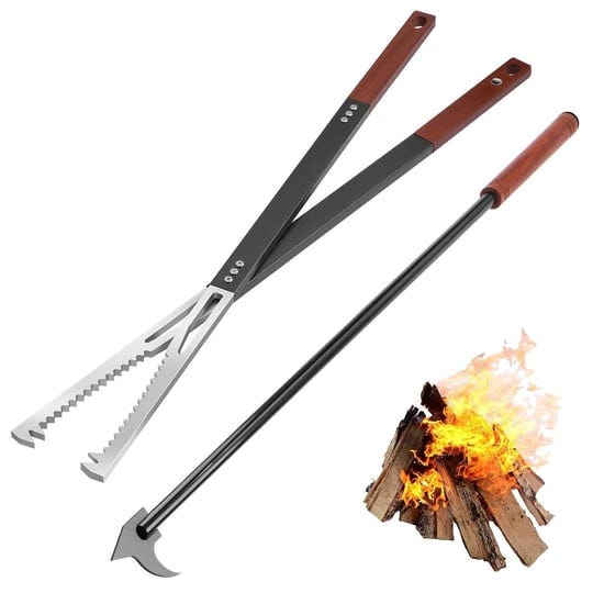 thinkstar-heavy-duty-fire-tong-and-fire-poker-set-37-inch-fire-pit-tong-and-40-inch-fire-pit-poker-w-1