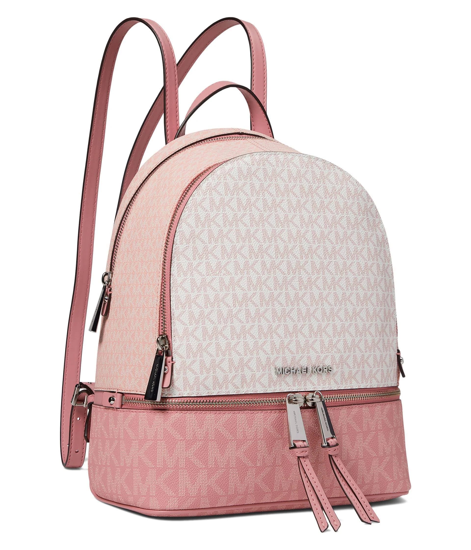Michael Kors Rhea Zip Medium Backpack in Primrose Color | Image
