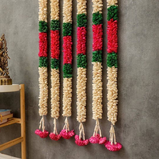 pink-lily-garlands-indian-decor-artificial-garlands-5-5ft-pack-of-2-1