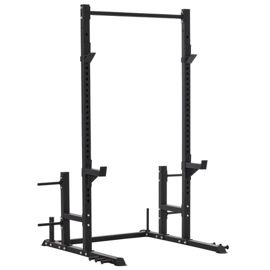 soozier-dumbbell-storage-equipped-adjustable-power-tower-pull-up-bar-barbell-rack-with-heavy-duty-st-1