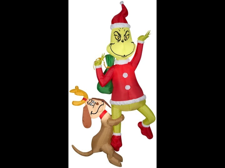 gemmy-6ft-airblown-inflatable-hanging-grinch-with-max-grinch-1