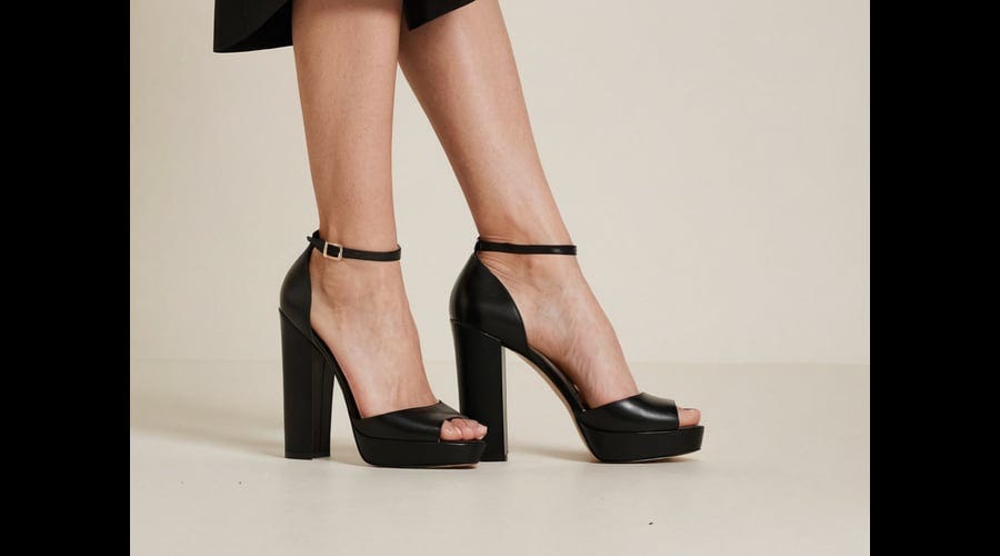 Black-Ankle-Strap-Block-Heels-1