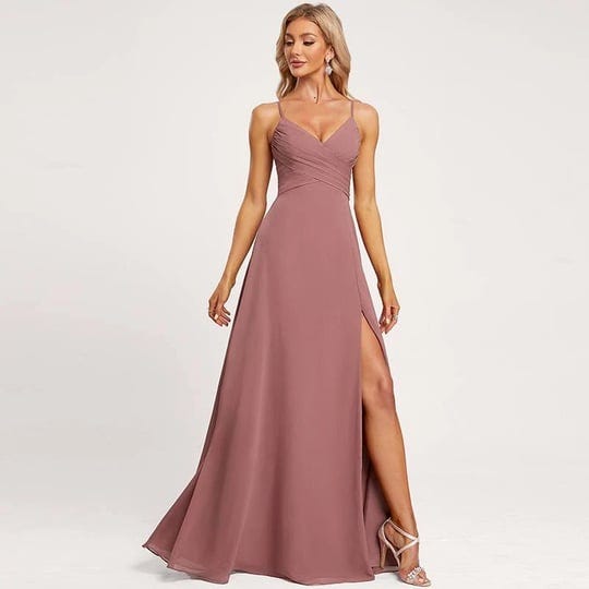 jjs-house-bridesmaid-dress-desert-rose-long-v-neck-a-line-chiffon-2024-1