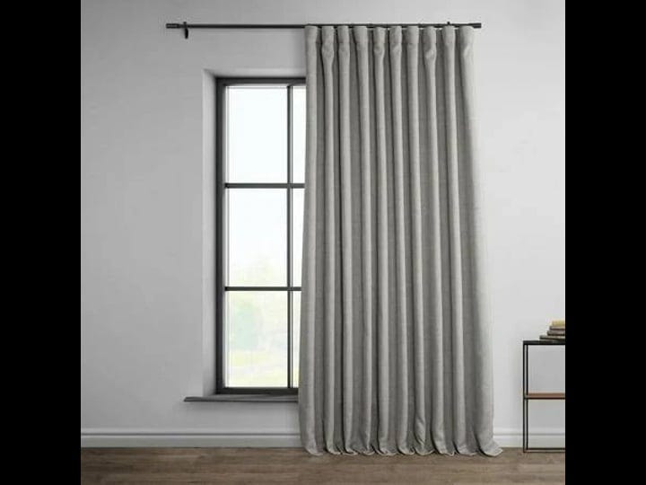 exclusive-fabrics-faux-linen-extra-wide-room-darkening-curtains-1-panel-clay-100-x-120-120-inches-be-1