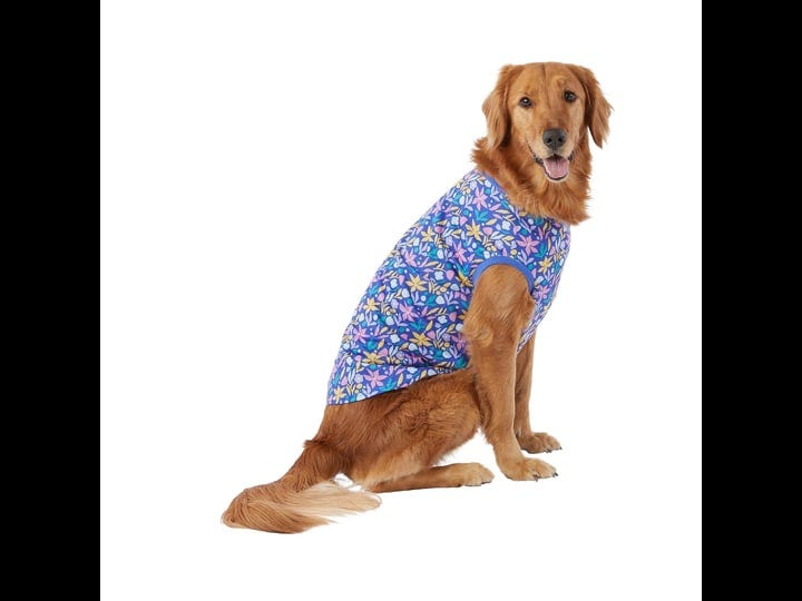 top-paw-floral-dog-t-shirt-in-green-size-xl-polyester-petsmart-1