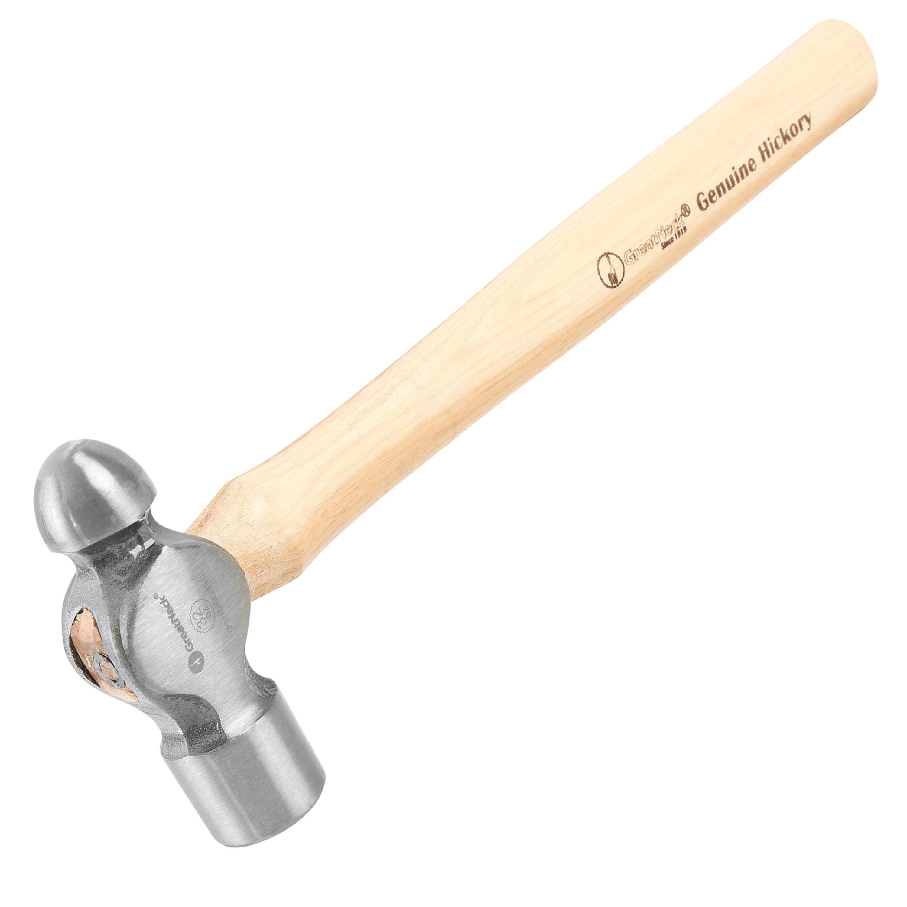 Drop Forged 32oz Steel Ball Peen Hammer with Round Head | Image