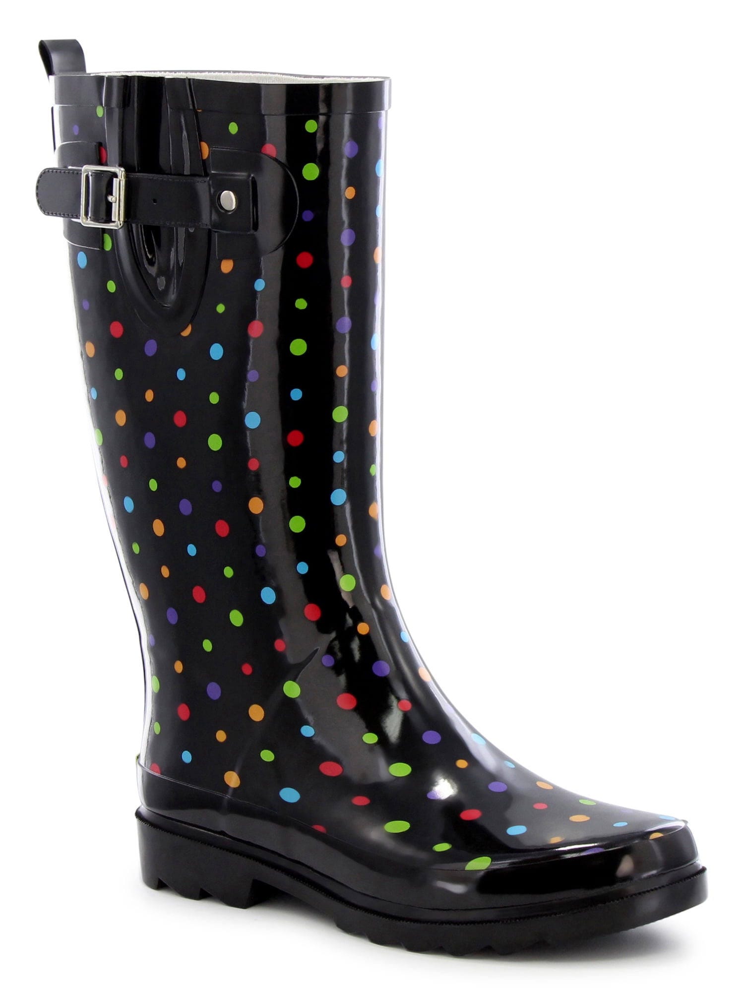 Comfortable Western Chief Women's Waterproof Ditsy Dot Rain Boot | Image