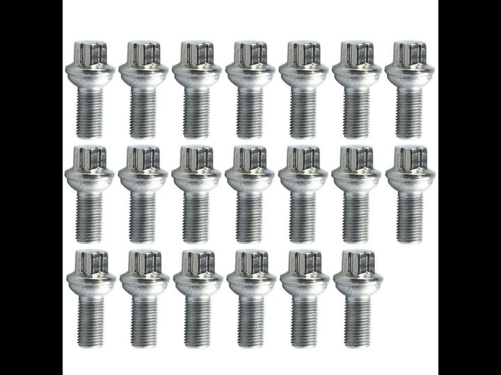 bapmic-0009905107-2-inch-stainless-steel-wheel-lug-bolt-for-mercedes-c207-w204-pack-of-21
