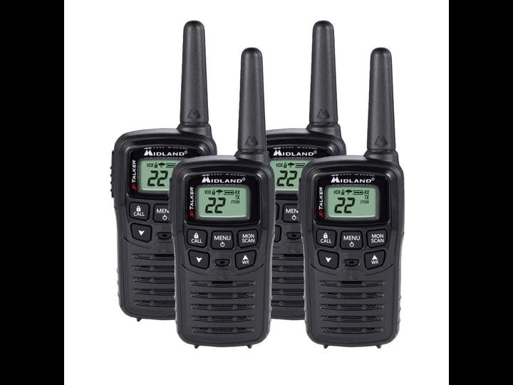 midland-t10-22-channel-frs-walkie-talkie-up-to-20-mile-range-two-way-radio-black-pack-of-5